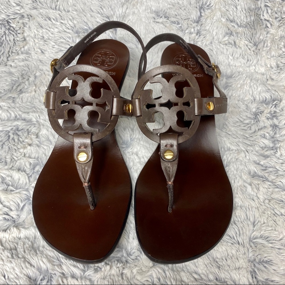 Tory Burch Holly Heeled Thong  Sandals 7.5
